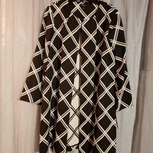 Alfani Jacket -Size Large - black & white